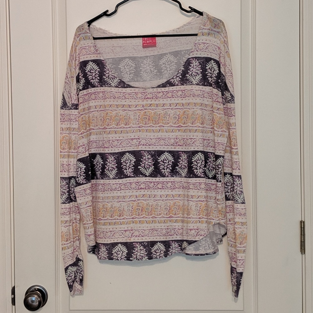 Free People Patterned Top - Picture 1 of 2